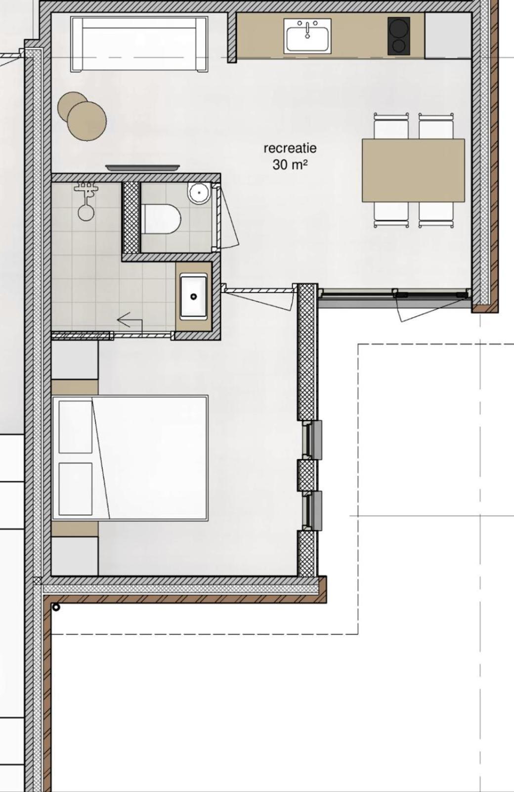 Vakantiehuis Nieuw Vakantiewoning De Peperbus Aagtekerke